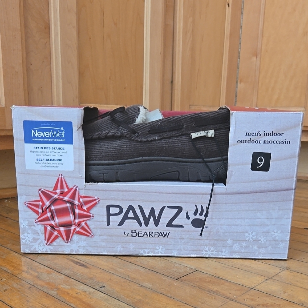 Bearpaw Men's Indoor Outdoor Moccasin - Brown